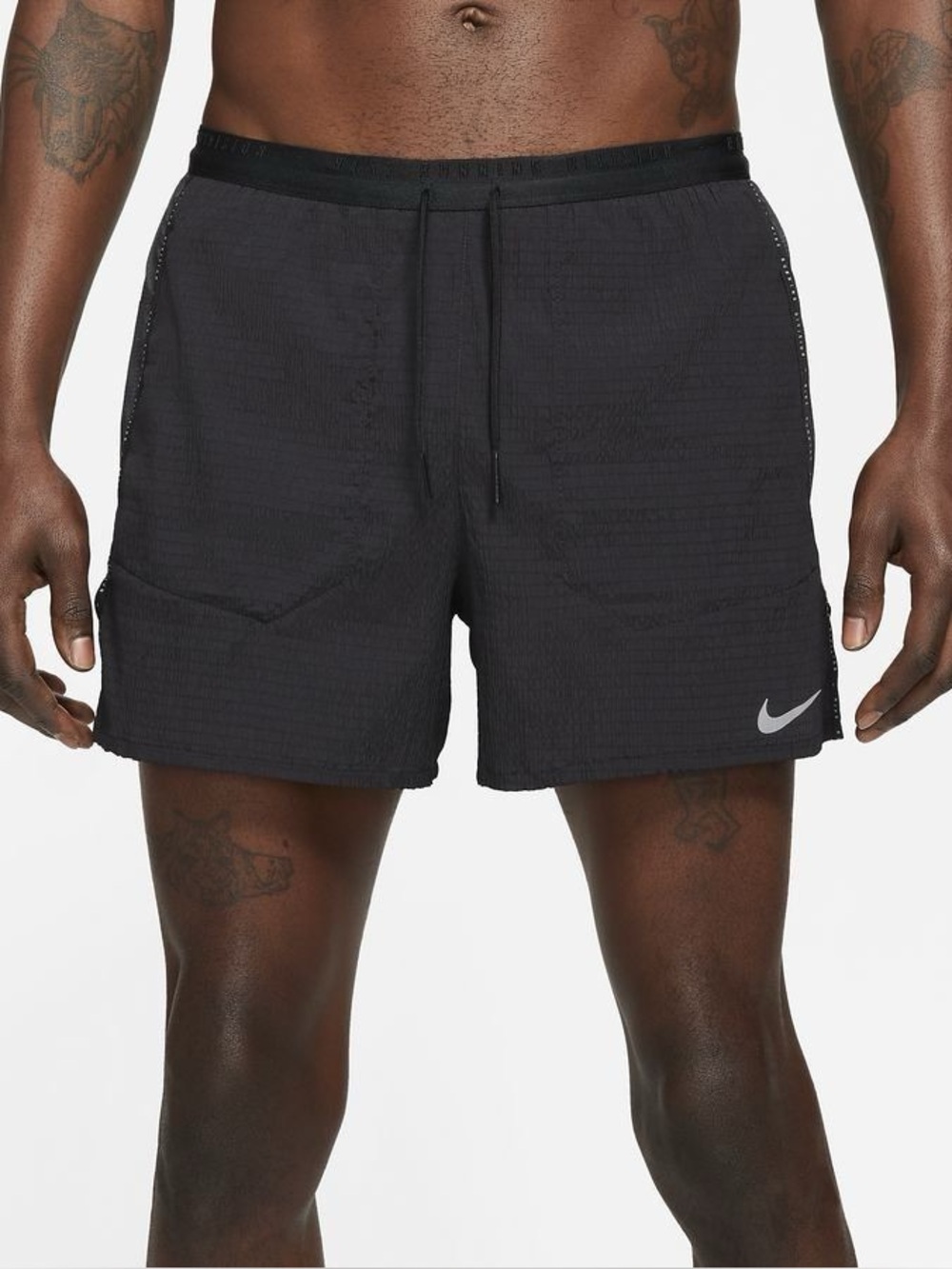 New Nike Flex Stride Run 5” Running Shorts Men's L DA1300-010 Black Lined